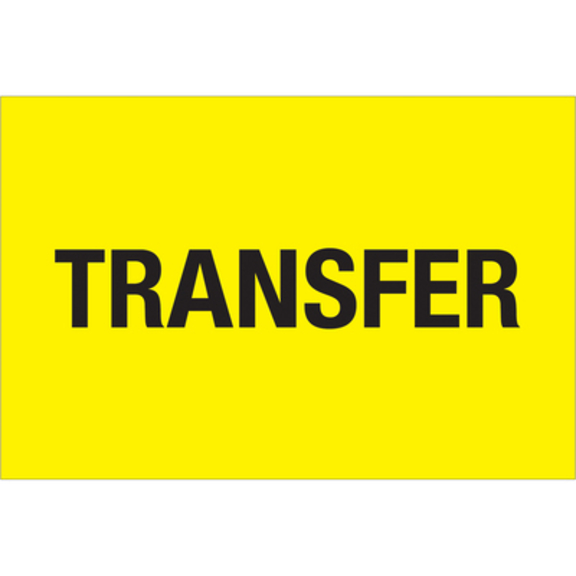 2 x 3in. - "Tran (Fluo Yello Label 500/CS, Model# DL1139